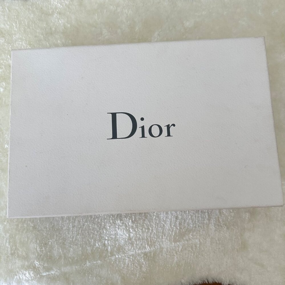Christian Dior Empty Gift Box For A Small Shoulder Bag White Black 0/S